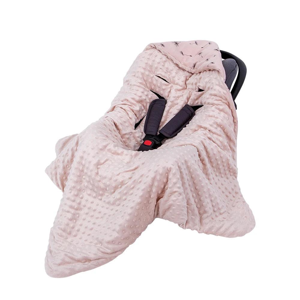 Newborn Baby Blanket with Hood - Strolli Baby