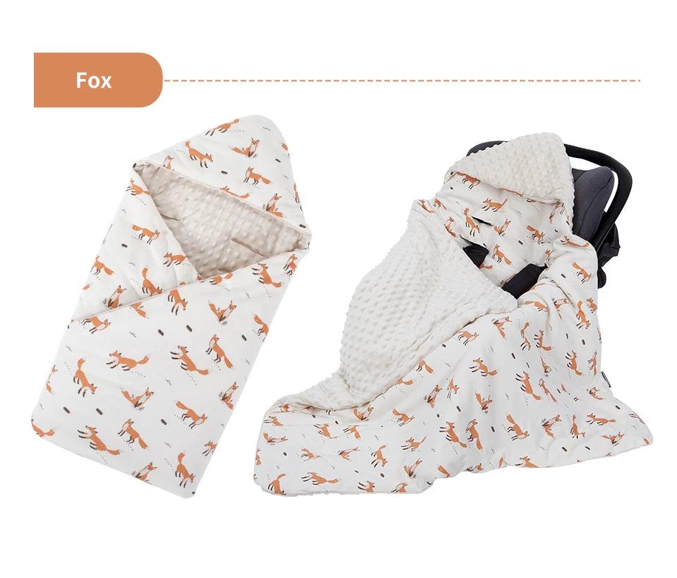 Newborn Baby Blanket with Hood - Strolli Baby