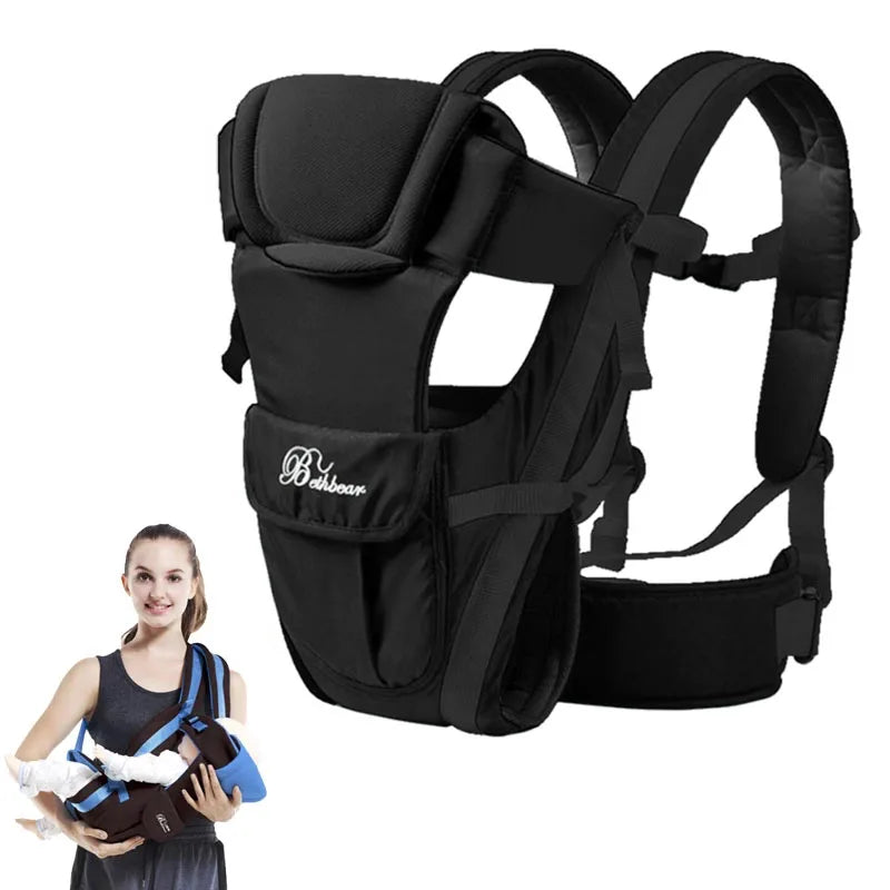 Beth Bear 4-in-1 Baby Carrier Backpack - Strolli Baby