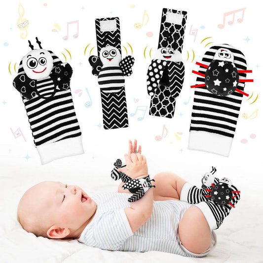 Foot Finders & Wrist Rattles for Infants - Strolli Baby